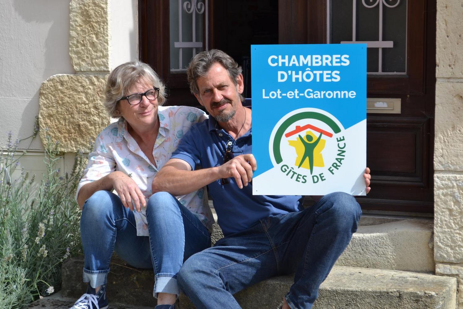 Vue des chambres d'hôtes